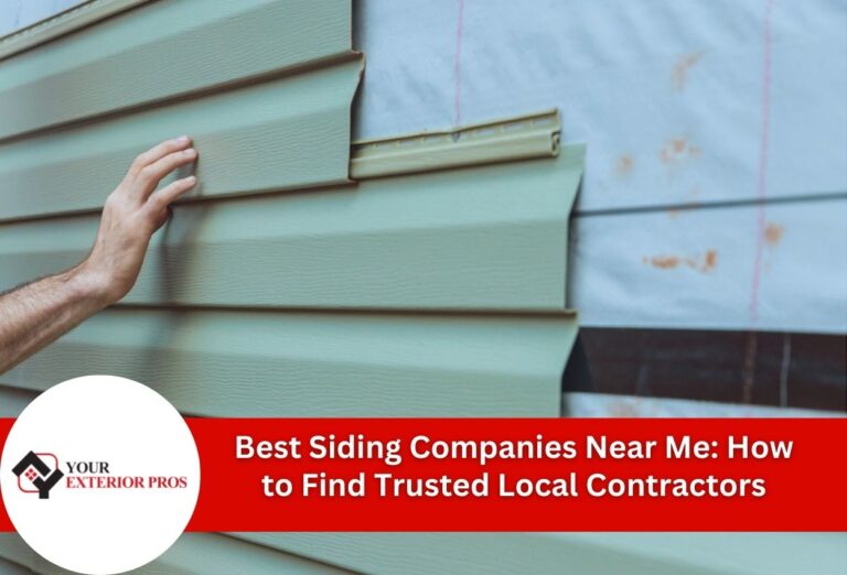 Siding near me wood companies
