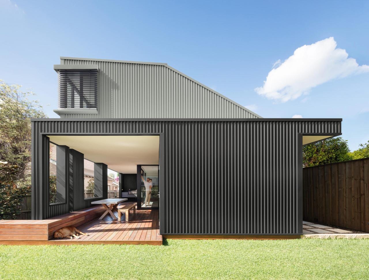 Colorbond Cladding COLORBOND Steel Kew Courtyard House, A Forever